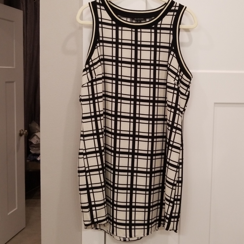 Plaid tank dress